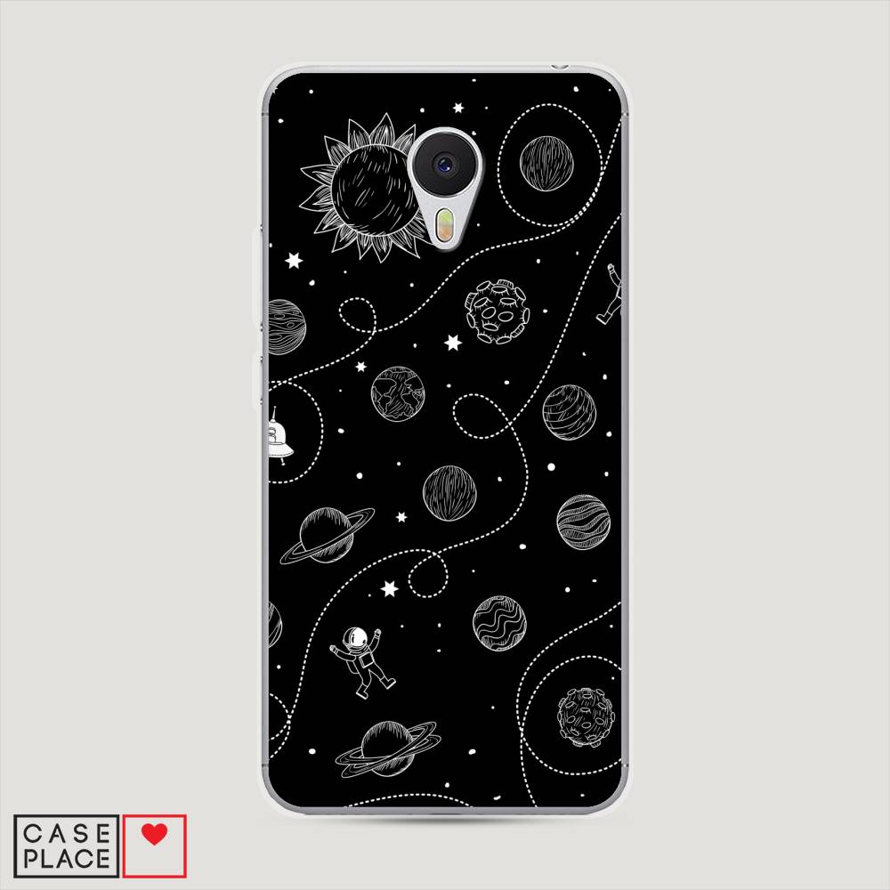 

Чехол Awog на Meizu M3 "В невесомости", Бежевый, 70350-4