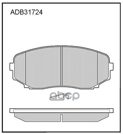 

Тормозные кололки ALLIED NIPPON передние дисковые ADB31724