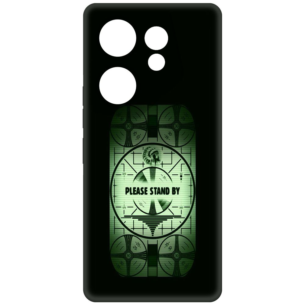 

Чехол-накладка Krutoff Soft Case Фоллаут -Пожалуйста, подождите для TECNO Camon 20 Premier