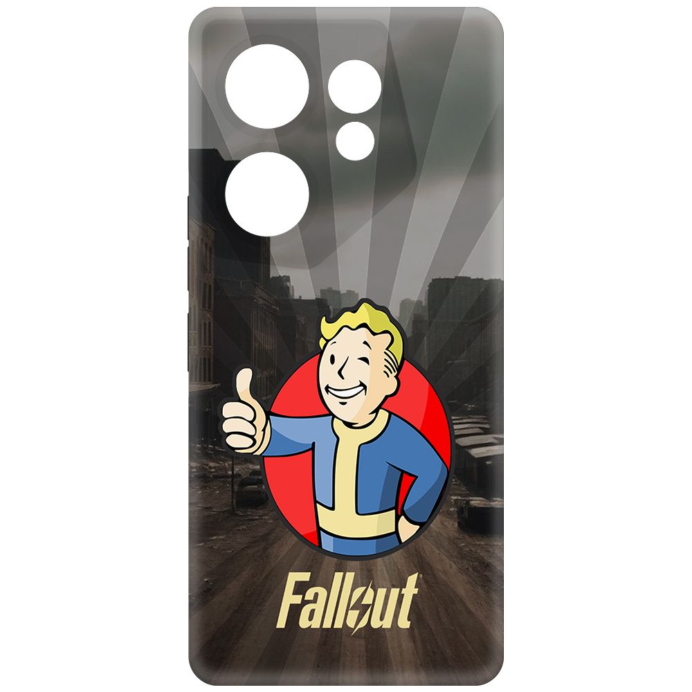 

Чехол-накладка Krutoff Soft Case Фоллаут (Fallout) - Волт-бой для TECNO Camon 20 Premier