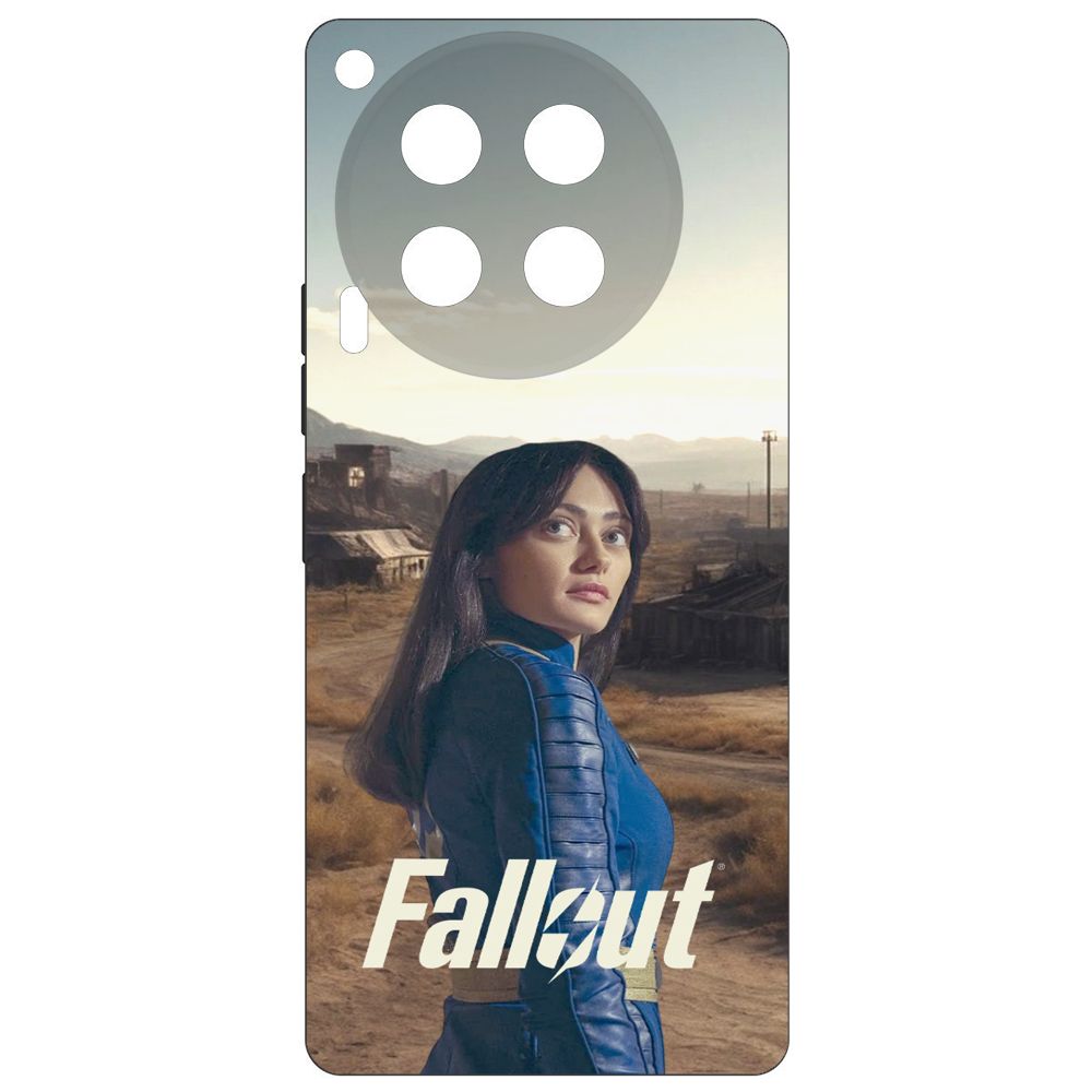 

Чехол-накладка Krutoff Soft Case Фоллаут (Fallout) - Люси в пустошах для TECNO Camon 30