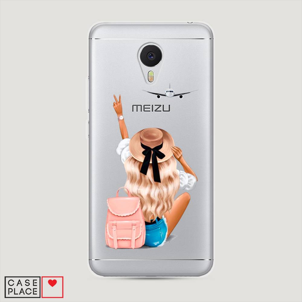 

Чехол Awog на Meizu M3 "Автостопом самолетом", Бежевый;розовый;голубой, 70350-7