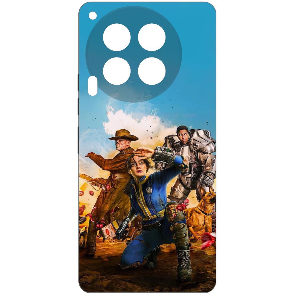 

Чехол-накладка Krutoff Soft Case Фоллаут - Люси, Гуль и Аарон для TECNO Camon 30 5G