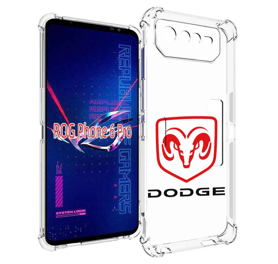 

Чехол MyPads dodge-2 мужской для Asus ROG Phone 6 Pro, Прозрачный, Tocco