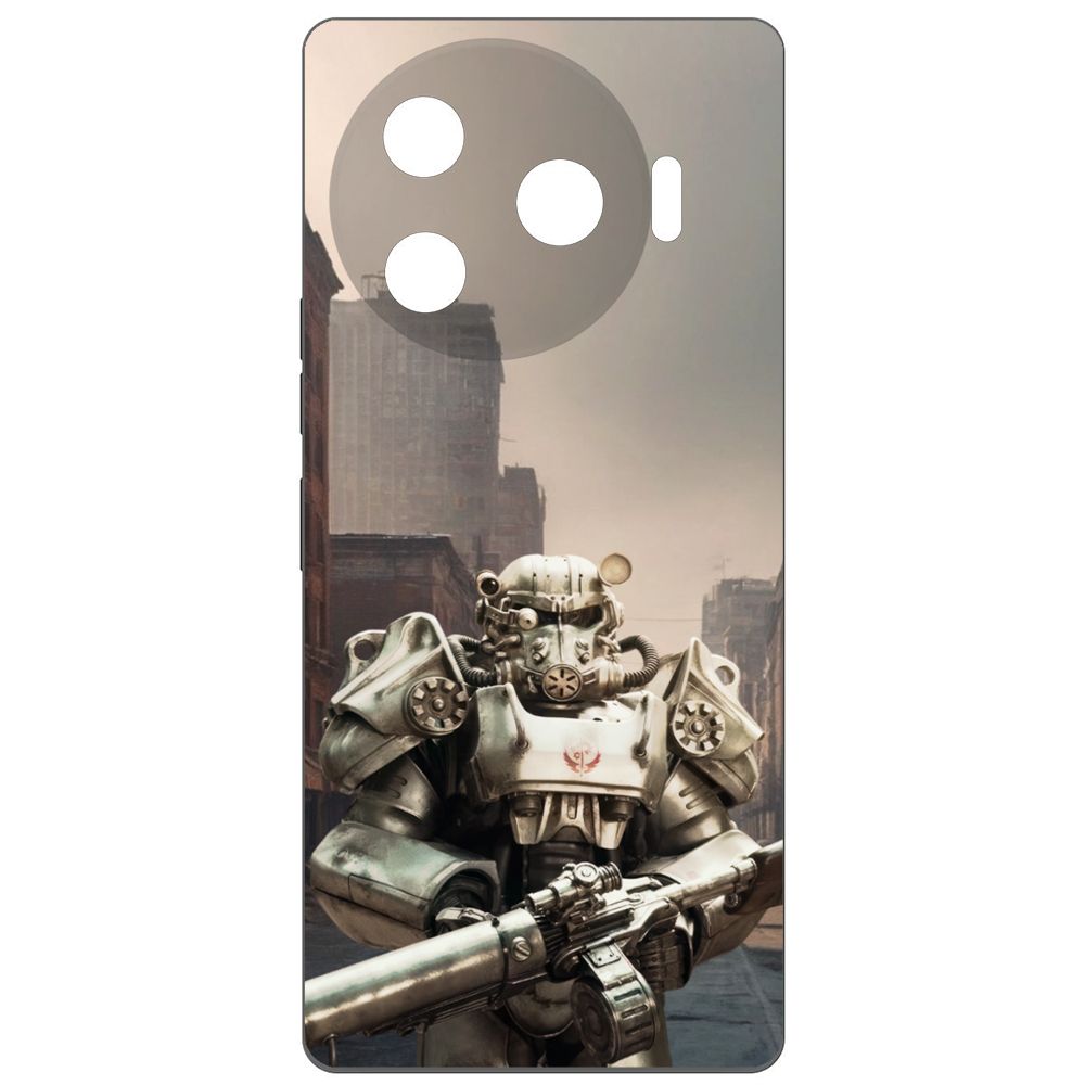 

Чехол-накладка Krutoff Soft Case Фоллаут - Рыцарь Братства для TECNO Camon 30 Pro 5G
