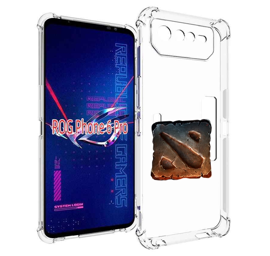 

Чехол MyPads dota 2 логотип 2 для Asus ROG Phone 6 Pro, Прозрачный, Tocco