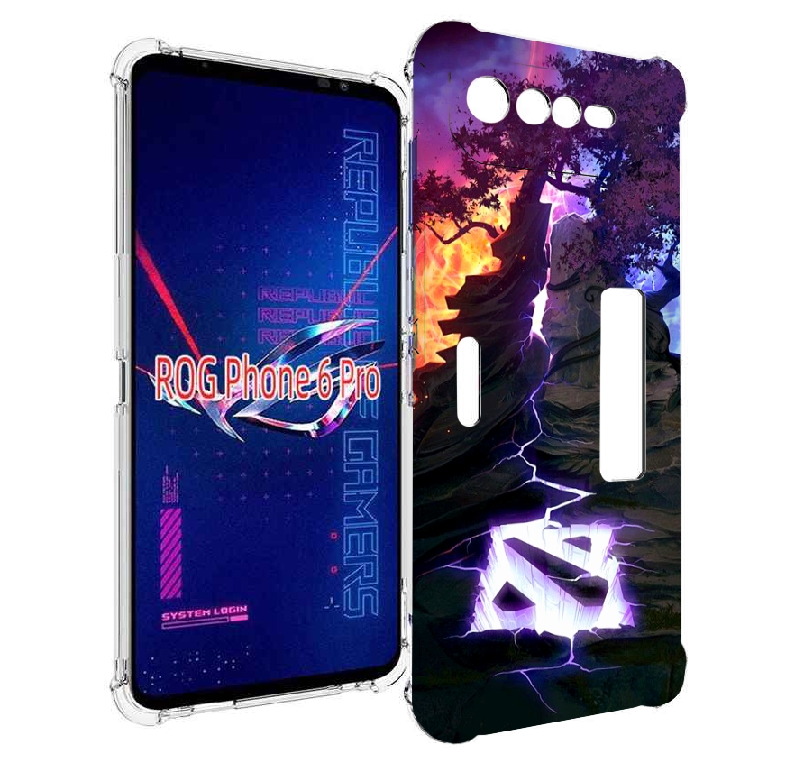 

Чехол MyPads dota 2 логотип для Asus ROG Phone 6 Pro, Прозрачный, Tocco
