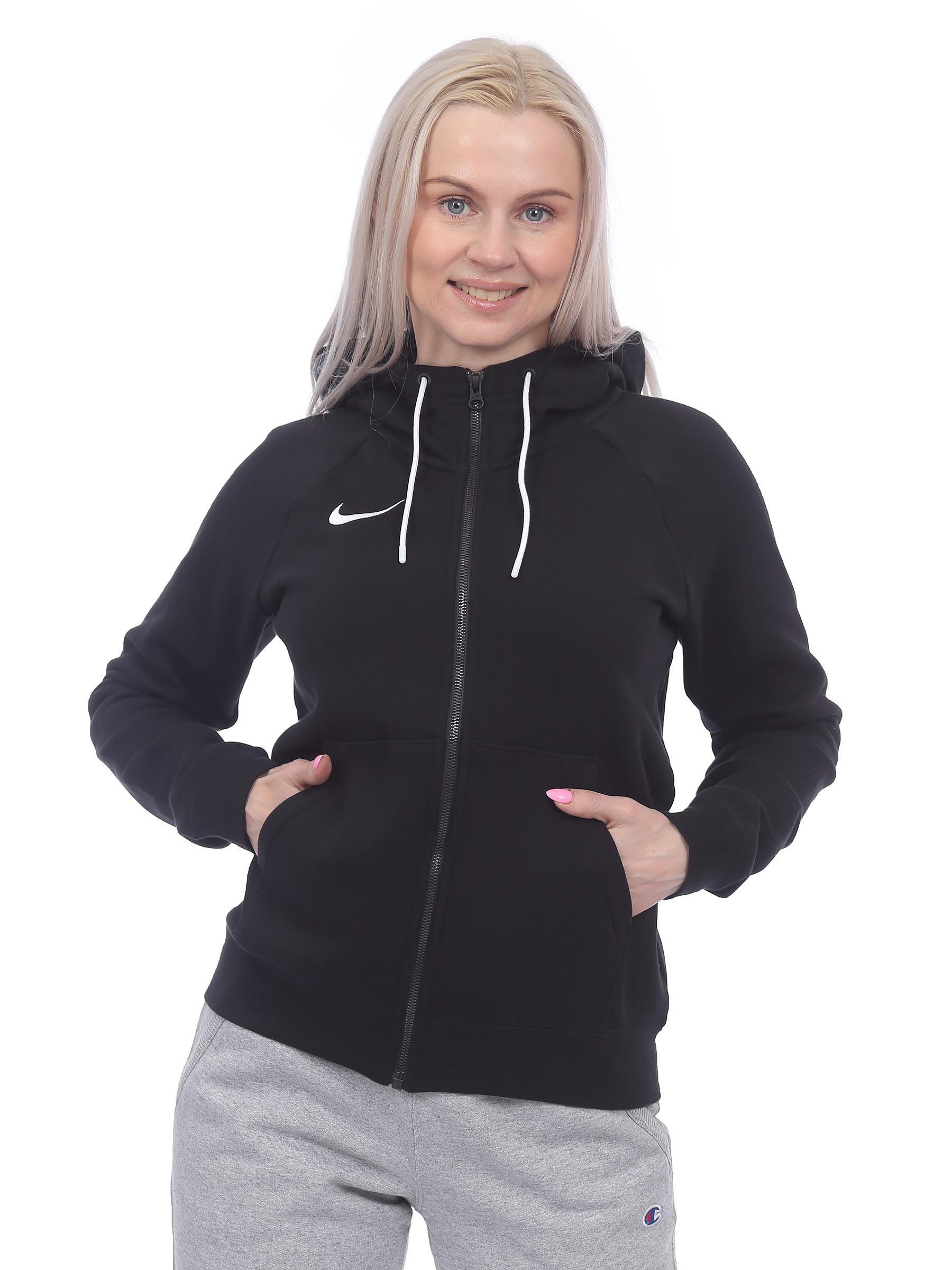 

Толстовка женская Nike CW6955-010 черная S, Черный, CW6955-010