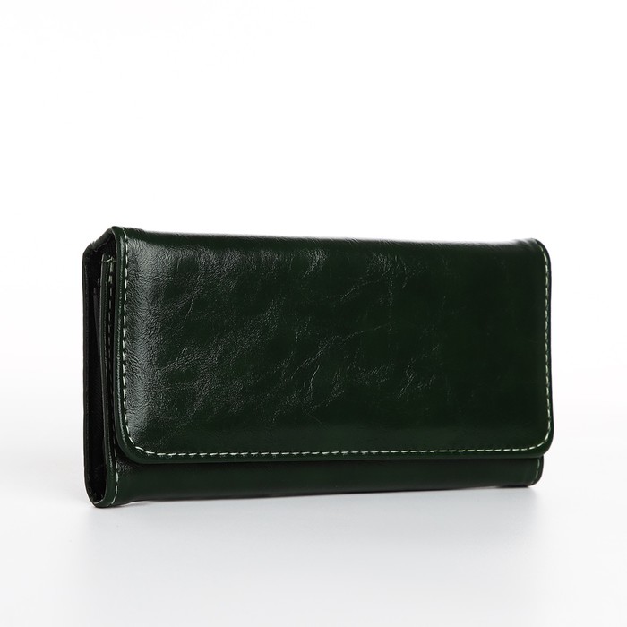 

Кошелек женский NoBrand 9731019 темно-зеленый, 9731019