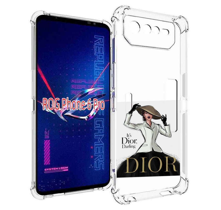 

Чехол MyPads drawings of sketches для Asus ROG Phone 6 Pro, Прозрачный, Tocco