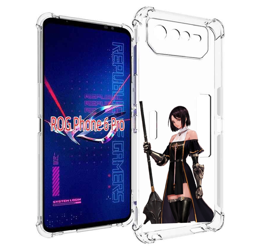 

Чехол MyPads dungeon-fighter для Asus ROG Phone 6 Pro, Прозрачный, Tocco