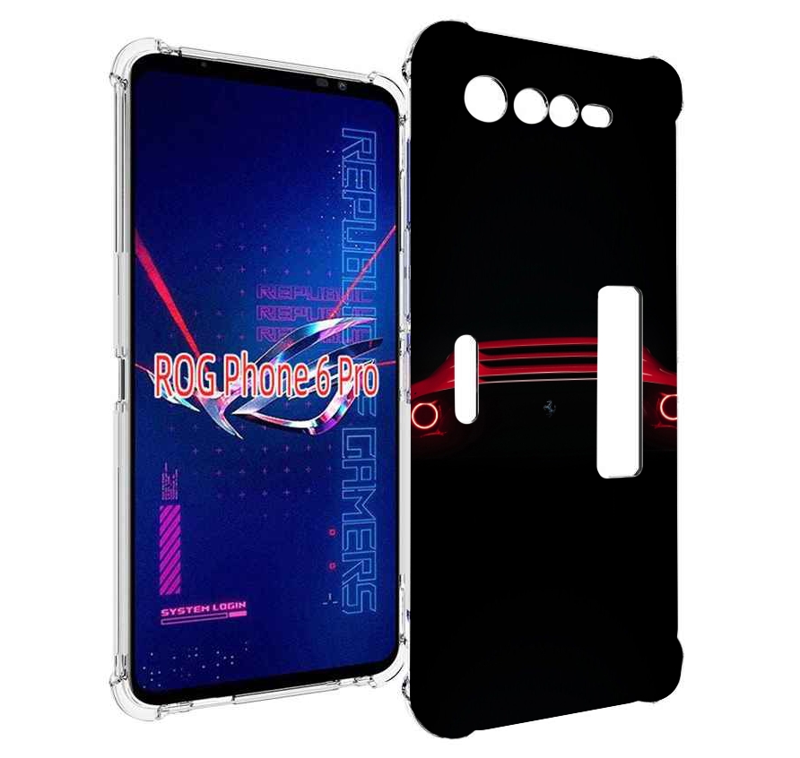 

Чехол MyPads ferrari 1 для Asus ROG Phone 6 Pro, Прозрачный, Tocco