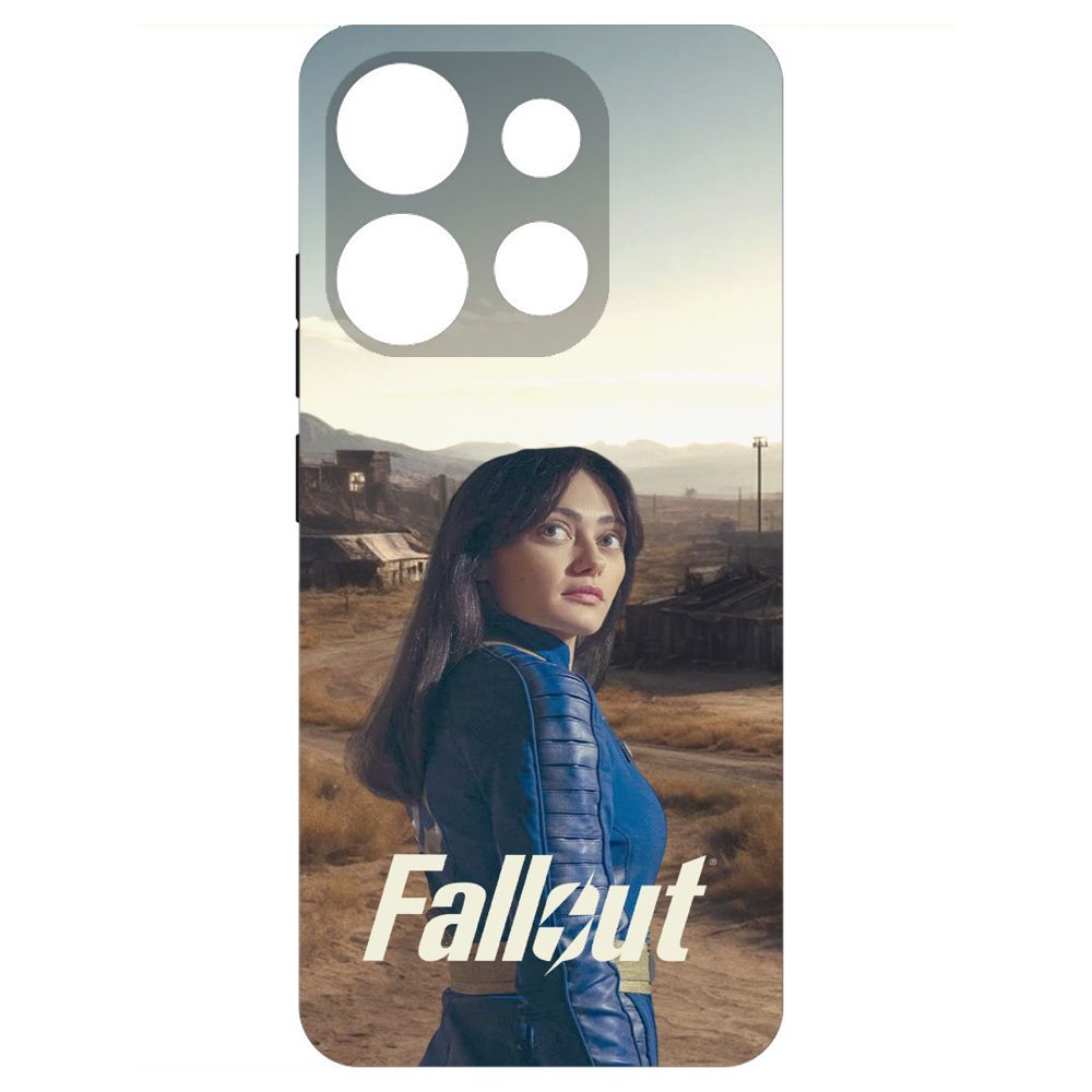 

Чехол-накладка Krutoff Soft Case Фоллаут (Fallout) - Люси в пустошах для TECNO POP 7 Pro