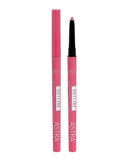Карандаш Astra Make-Up для губ Outline Waterproof Lip Pencil 02 Think Pink uriage waterproof eye make up remover средство для снятия водостойкого макияжа с глаз 100 мл