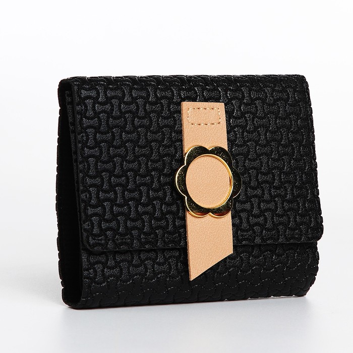

Кошелек женский NoBrand 9730909 черный, 9730909