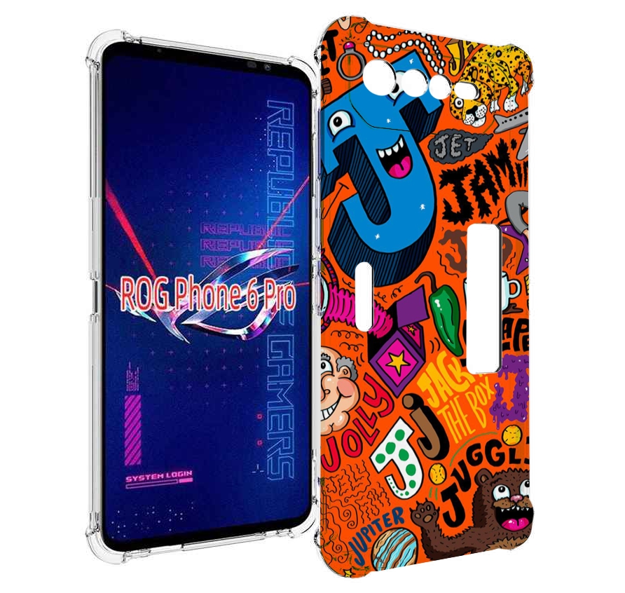 

Чехол MyPads funky-decor для Asus ROG Phone 6 Pro, Прозрачный, Tocco