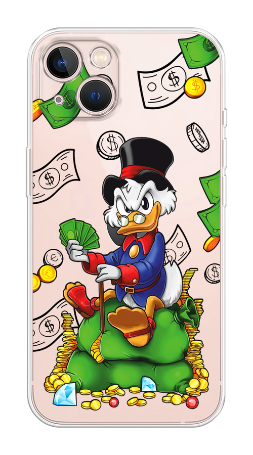 

Чехол Homey на Apple iPhone 13 "Scrooge Richness", Черный;синий;зеленый, 14250-1