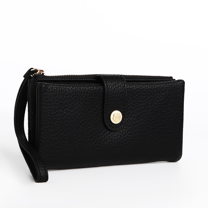 

Кошелек женский NoBrand 9883412 черный, 9883412