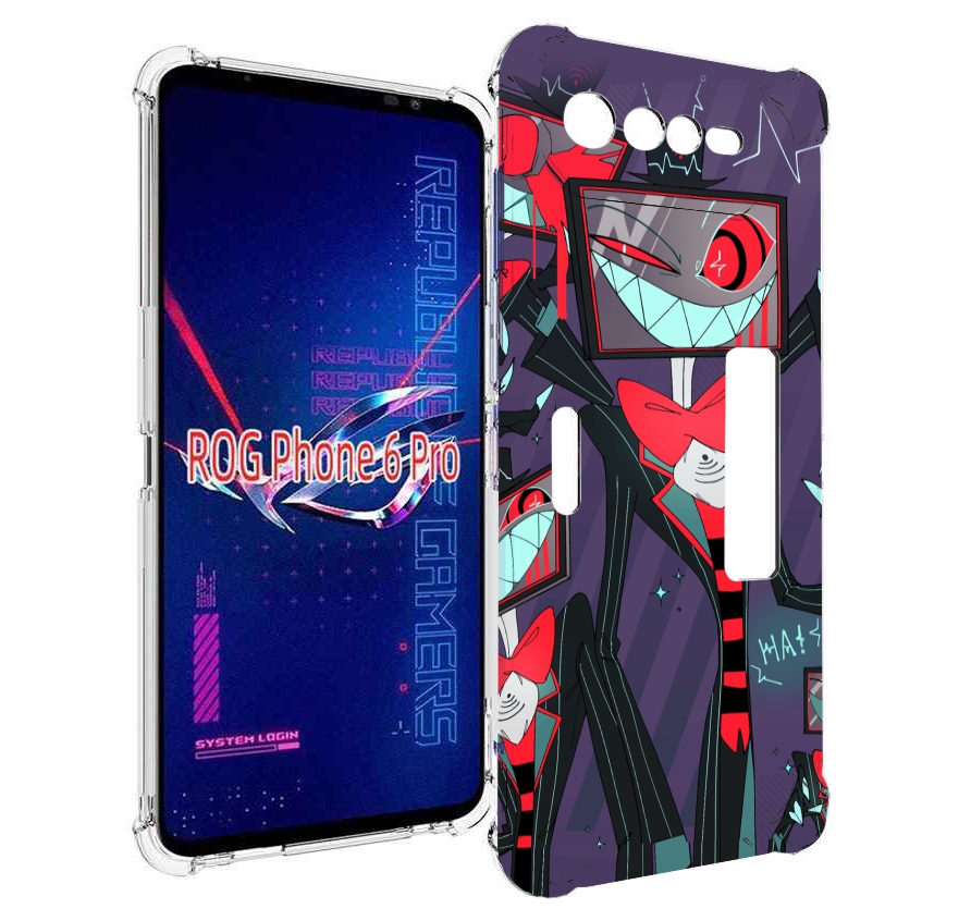 

Чехол MyPads hazbin hotel для Asus ROG Phone 6 Pro, Прозрачный, Tocco