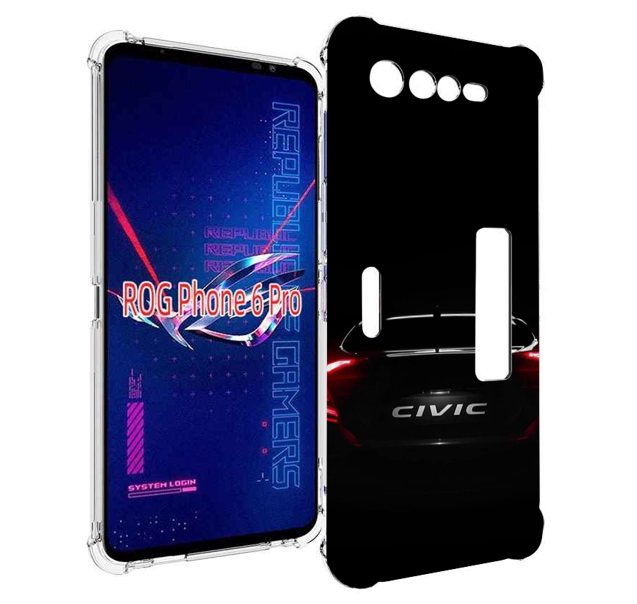 

Чехол MyPads honda 2 для Asus ROG Phone 6 Pro, Прозрачный, Tocco