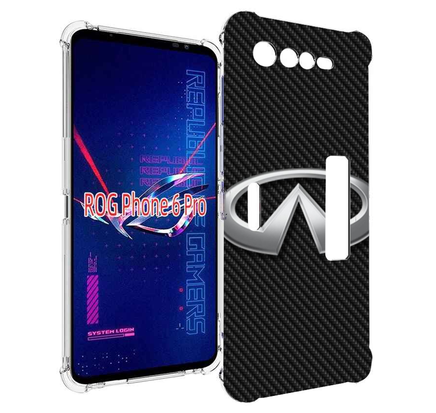 

Чехол MyPads infiniti-2 мужской для Asus ROG Phone 6 Pro, Прозрачный, Tocco