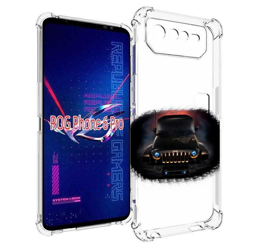 

Чехол MyPads jeep 2 для Asus ROG Phone 6 Pro, Прозрачный, Tocco