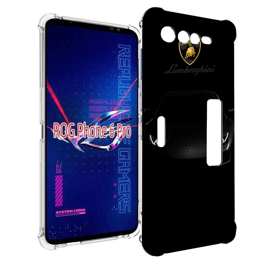 Чехол MyPads lambo 4 мужской для Asus ROG Phone 6 Pro