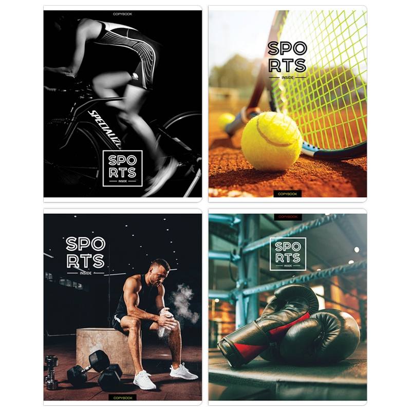 

Тетрадь 48л., А5, клетка ArtSpace "Спорт. Inside sports", (10шт.)