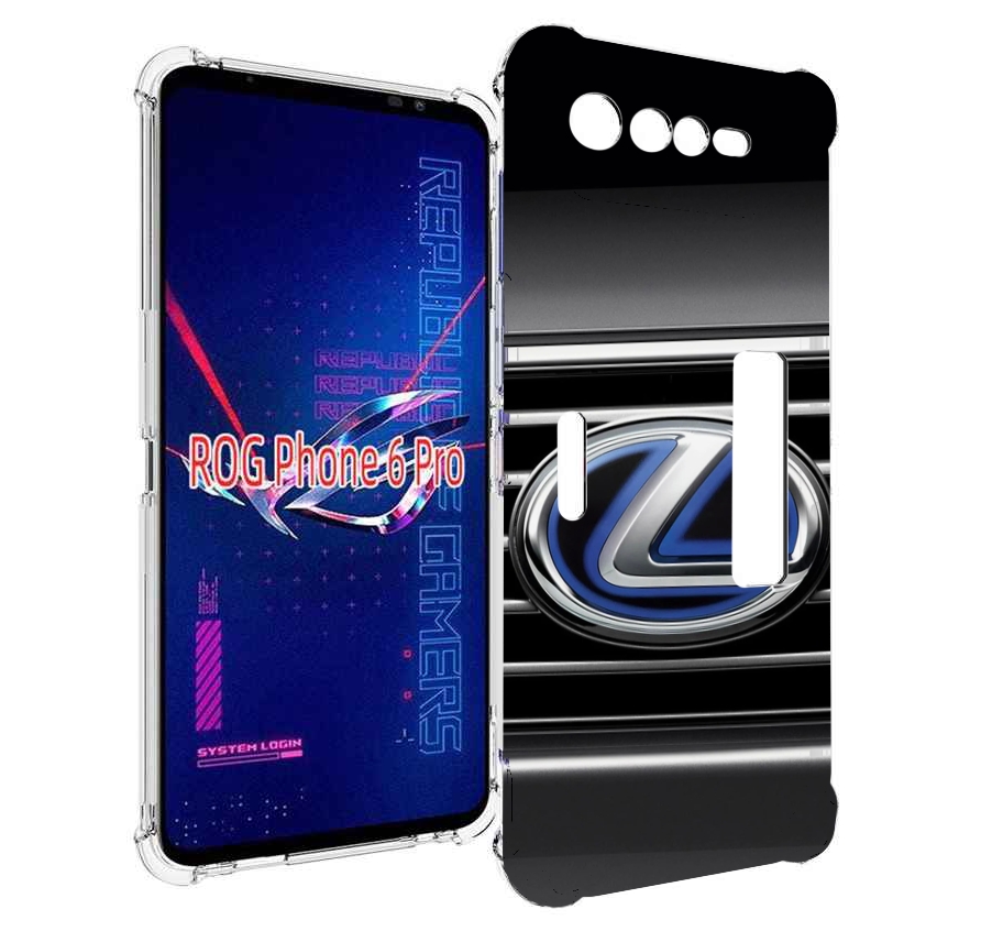 

Чехол MyPads lexus-2 для Asus ROG Phone 6 Pro, Прозрачный, Tocco