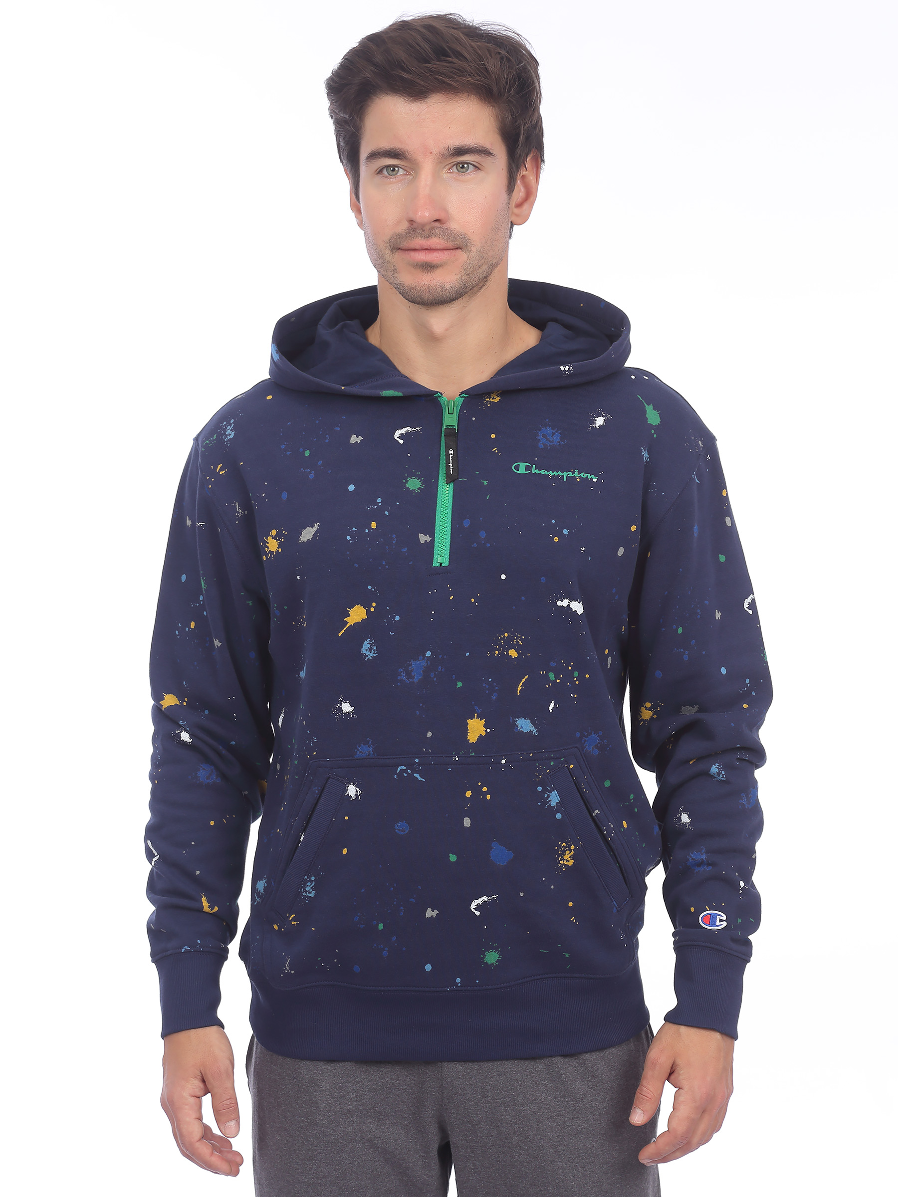

Худи мужское Champion S6330P586DRA синее 2XL, Синий, S6330P586DRA