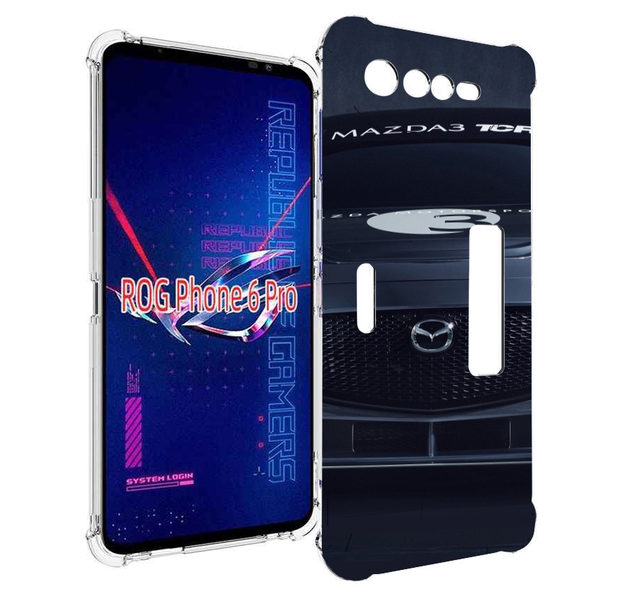 

Чехол MyPads mazda 3 для Asus ROG Phone 6 Pro, Прозрачный, Tocco