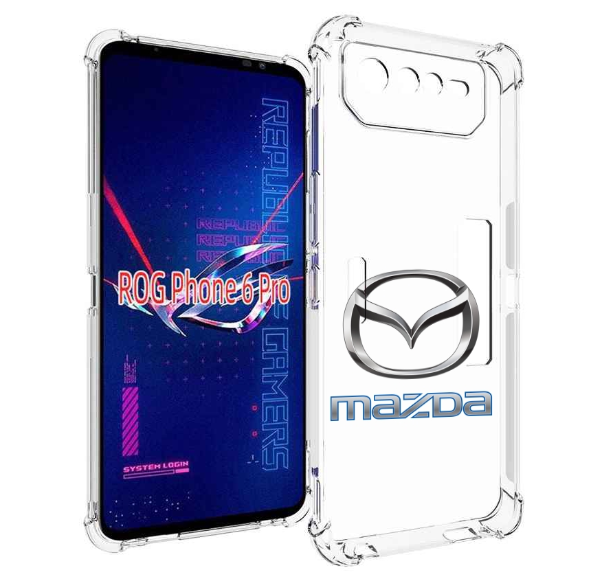 

Чехол MyPads mazda-4 мужской для Asus ROG Phone 6 Pro, Прозрачный, Tocco
