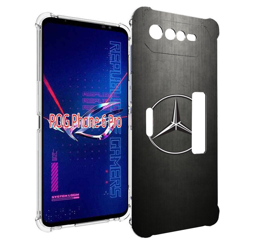 

Чехол MyPads mercedes 3 мужской для Asus ROG Phone 6 Pro, Прозрачный, Tocco
