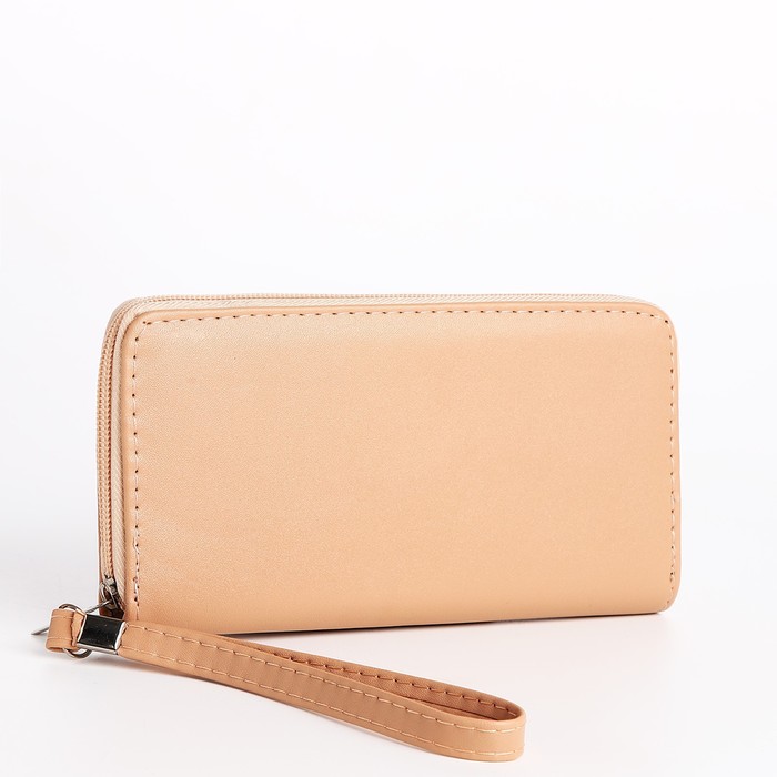 

Кошелек женский NoBrand 9730887 бежевый, 9730887