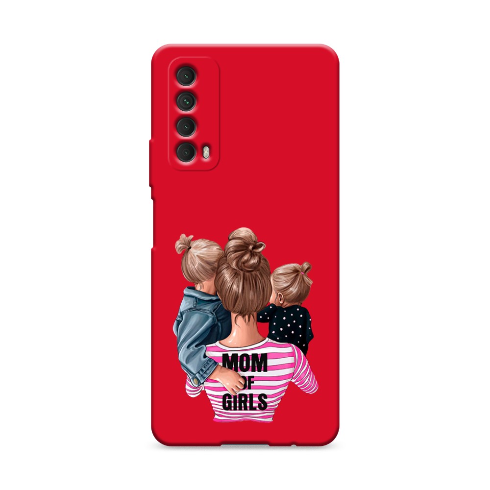 

Чехол Awog на Huawei P Smart 2021 "Mom of Girls", Разноцветный, 6104753-1