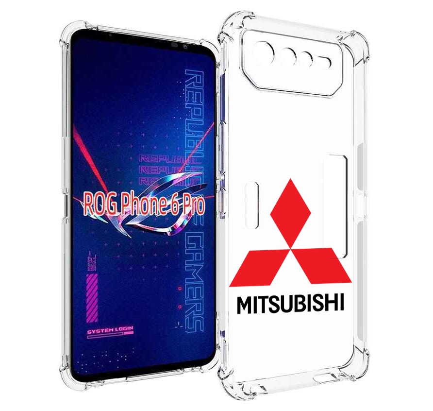 

Чехол MyPads mitsubishi-3 для Asus ROG Phone 6 Pro, Прозрачный, Tocco