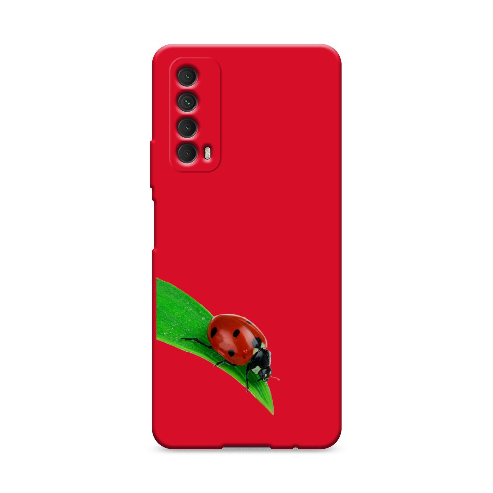 фото Матовый силиконовый чехол "звездочки графика белая" на huawei p30 awog