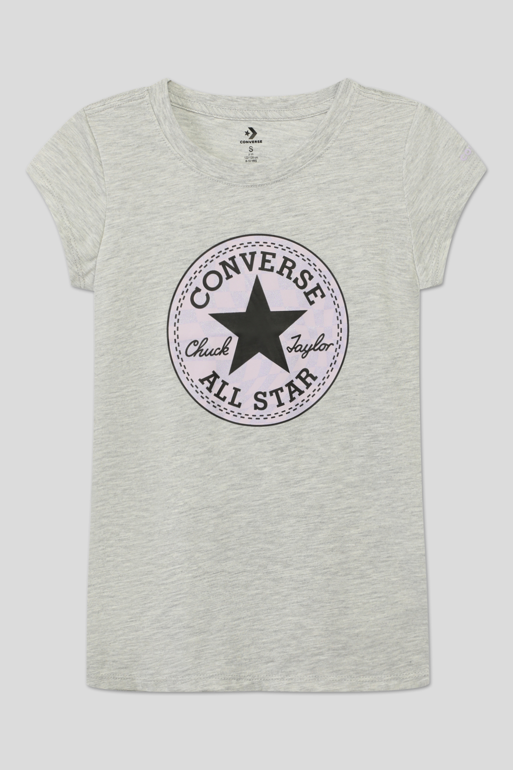 

Футболка детская Converse 4CD385, светло-серый, 128, 4CD385