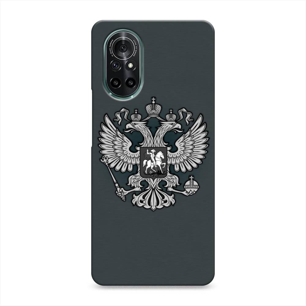 фото Чехол awog "герб россии серый" для honor v40 lite