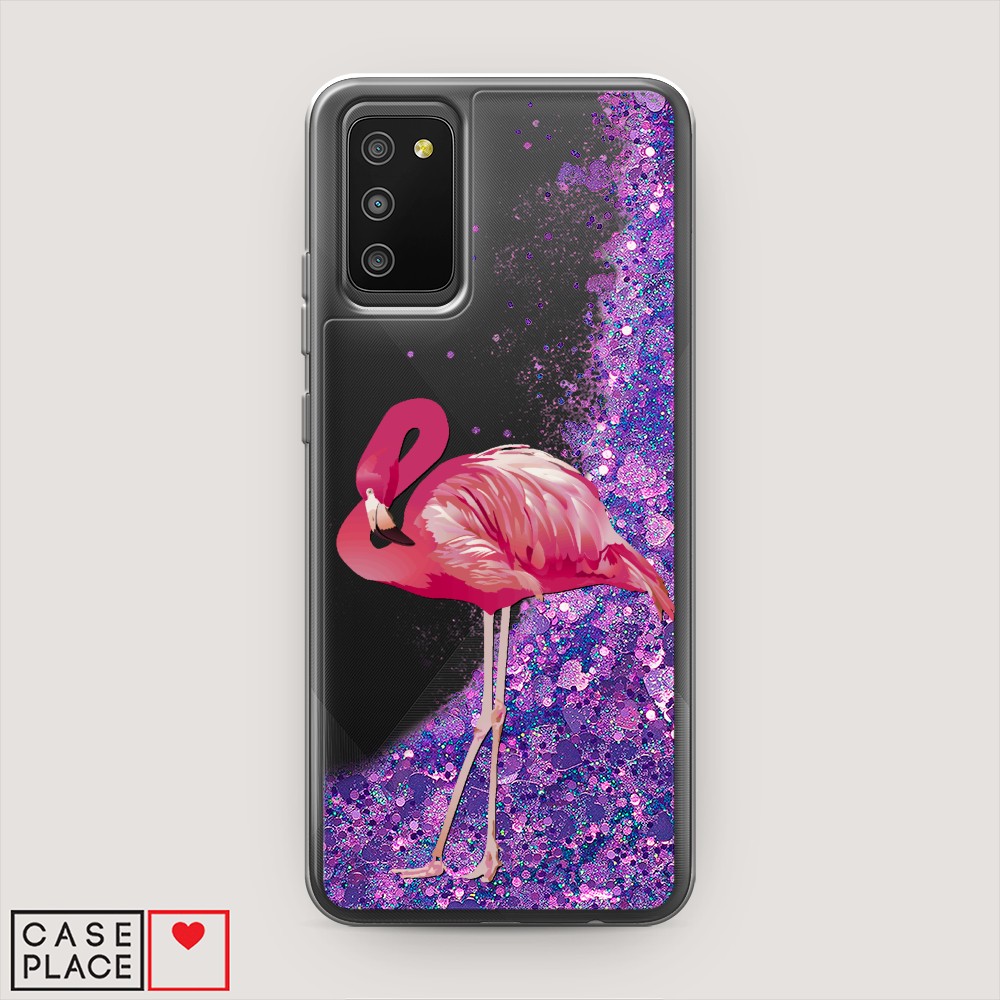 

Чехол Awog на Samsung Galaxy A02s / Самсунг A02s "Застенчивый фламинго", Разноцветный, 2102392-1
