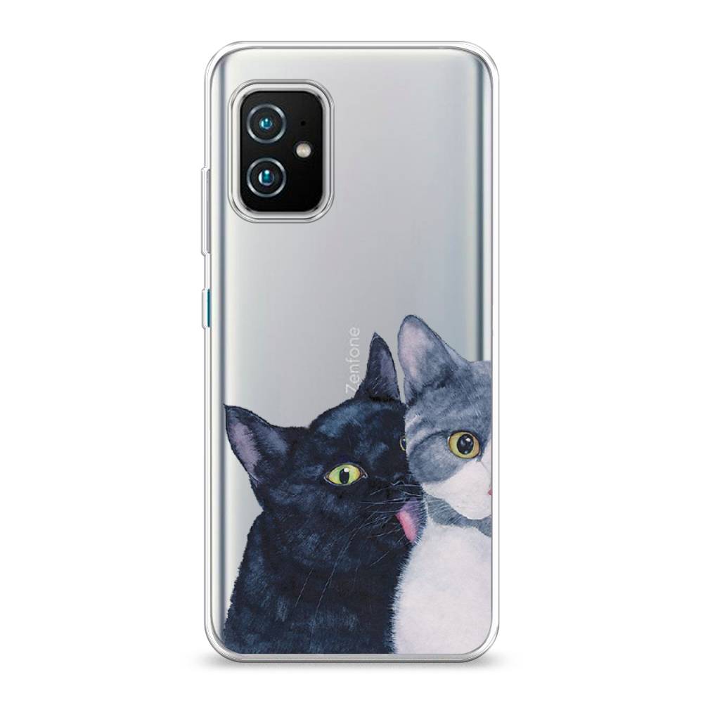 фото Чехол awog "кошачья любовь" для asus zenfone 8