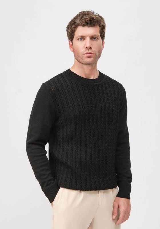 

Свитер мужской Vivawool 312381 черный 60 RU, 312381