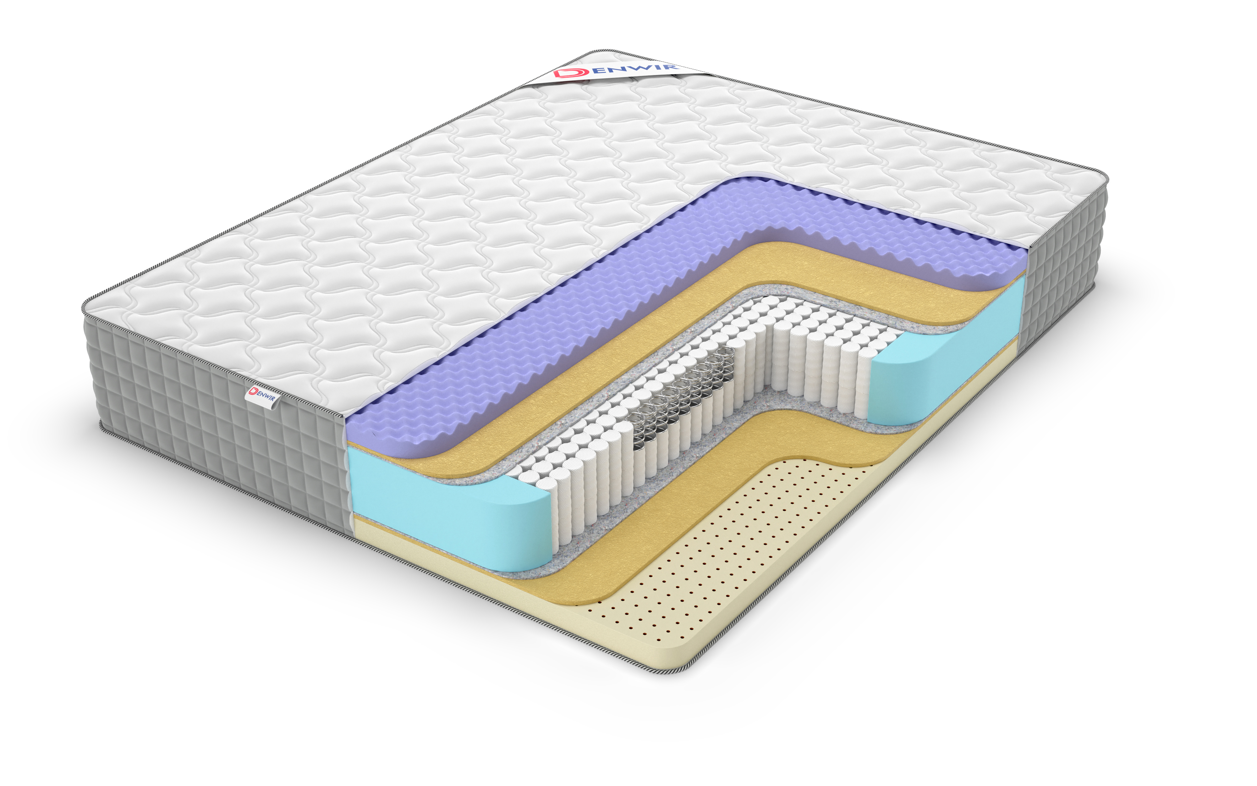 

Матрас пружинный Denwir EXTRA MIDDLE FIVE SOFT S1000 120х200, 29 см, Белый, EXTRA MIDDLE FIVE SOFT S1000