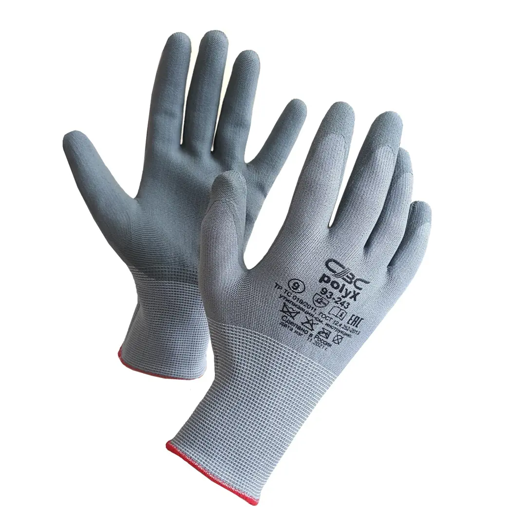 Перчатки обливные полиуретановые CBC 93-243 размер 9/L эластичные перчатки механика truper