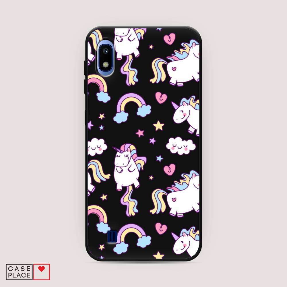 

Матовый силиконовый чехол "Sweet unicorns dreams" на Samsung Galaxy A10, Sweet unicorns dreams