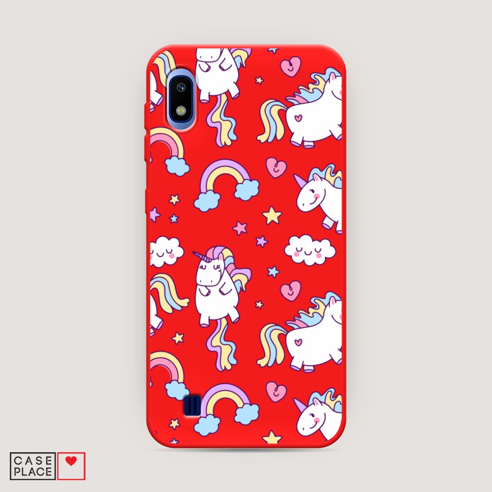 

Матовый силиконовый чехол "Sweet unicorns dreams" на Samsung Galaxy A10, Sweet unicorns dreams