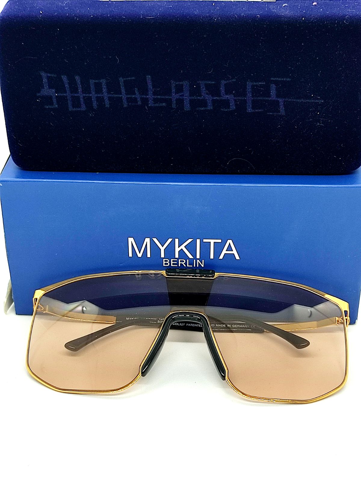 Солнцезащитные очки унисекс MYKITA YARROW327, золотистые