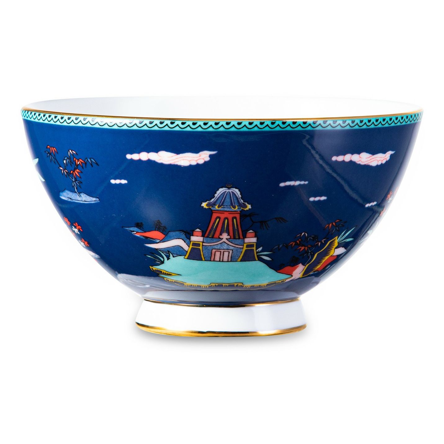 

Салатник Wedgwood Вандерласт Пагода синий 11 см