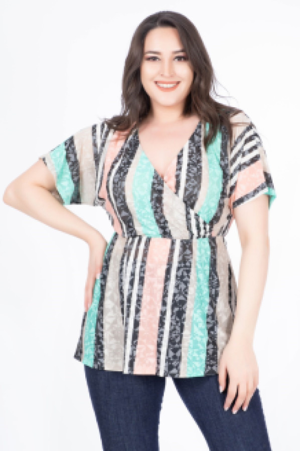 

Блуза женская My Line Moda 544 разноцветная L (доставка из-за рубежа), Разноцветный, 544