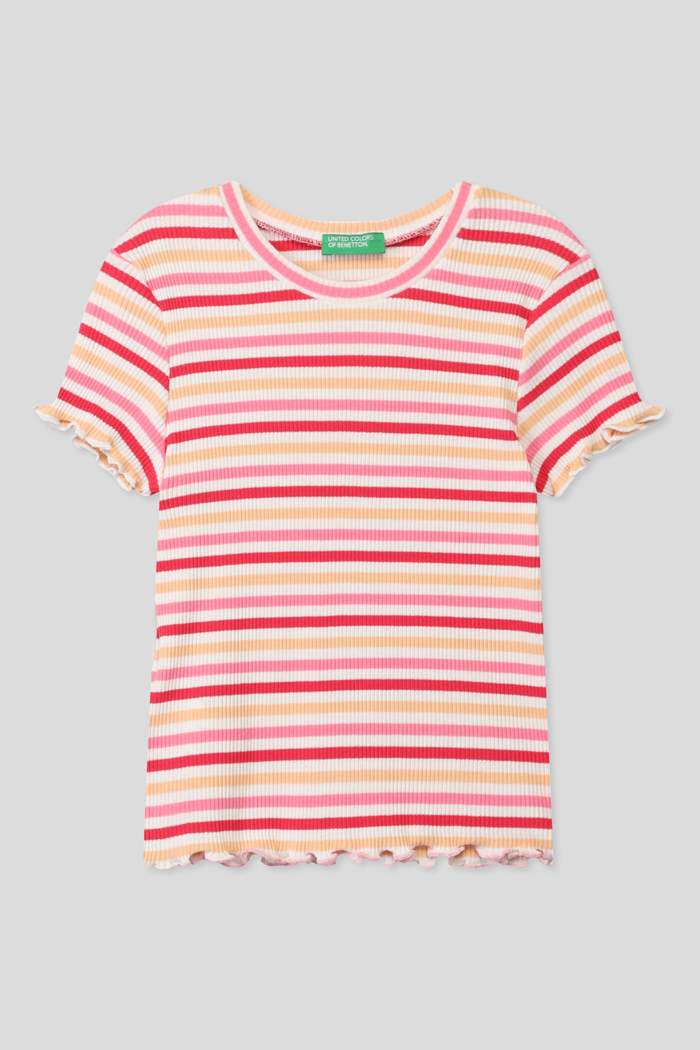 

Футболка детская Benetton 3W5BC10H7, розовый, 128, 3W5BC10H7